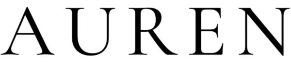 Black 'AUREN' text on a white background